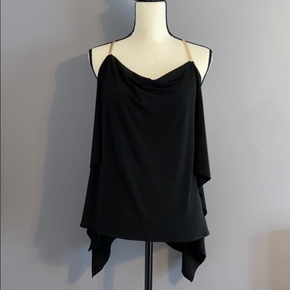 Express Sleeveless Top, Gold chain straps​